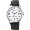 А23А-003ПК (Часы Q&Q Аналоговые Батарея 10 лет Водонепроницаемость Дневной Синтетический кожаный ремешок)