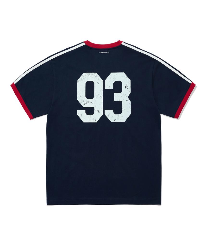 1993STUDIO 93 Track Ringer T-Shirt_Navy