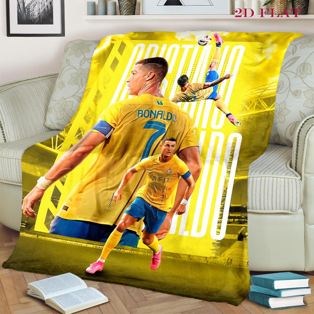 Cristiano Ronaldo: Legend Blue blanket blanket sofa blanket Office rest blanket sheet Machine washable
