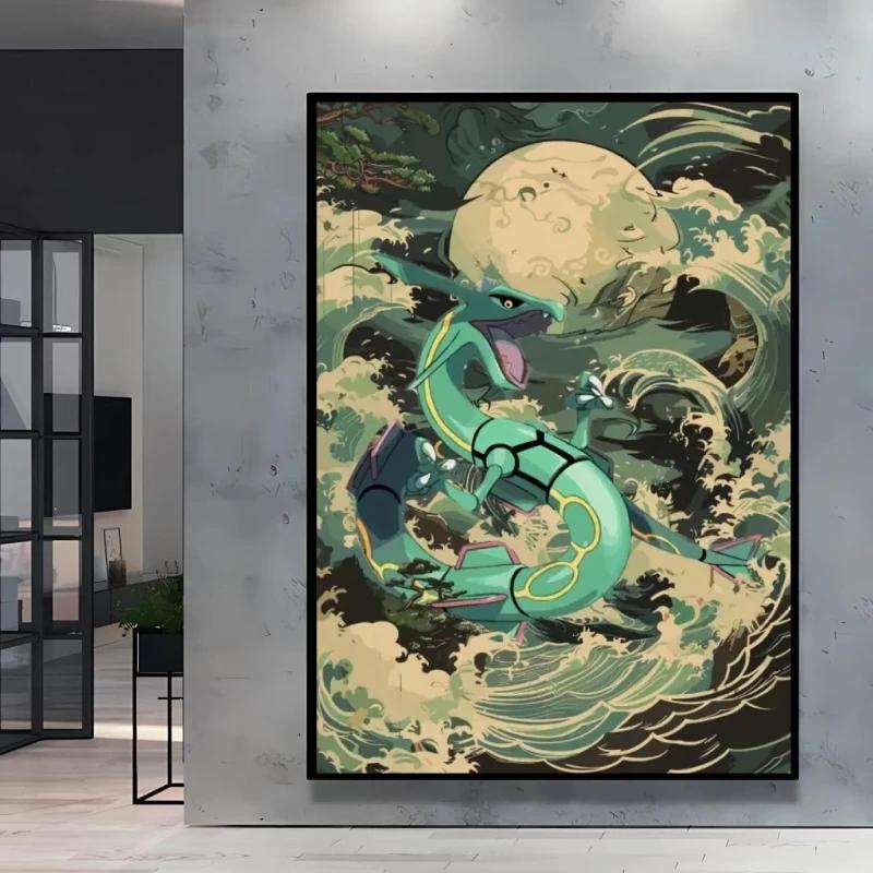 Pokemon Anime Poster HD Canvas Print Home Decor Painting Kids Wall Decoration Living Room Poster Canvas Wall Art