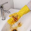 2 Pairs Rubber Dishwashing Gloves Housework Kitchen Car Waterproof Gloves Excellent Grip Protect Care
