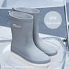 Women's Mid-Tube Lightweight Waterproof Rain Boots - European & American Fashion