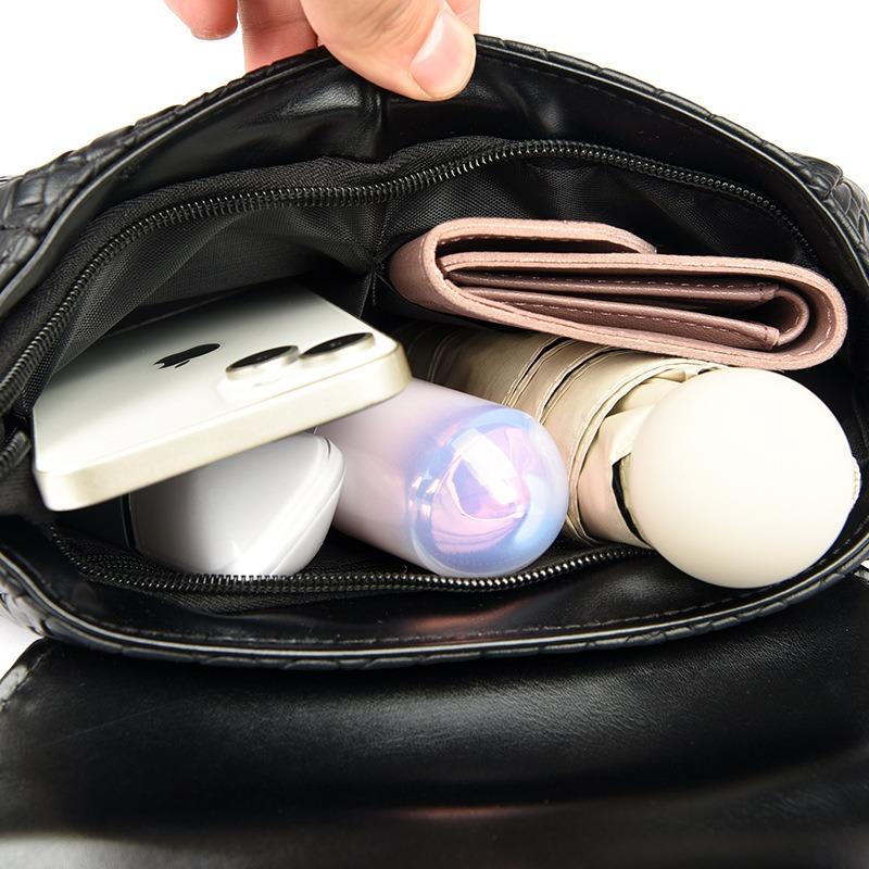 Сумка Jing женская новая плетеная сумка через плечо сумка-мессенджер женская сумка универсальная большая вместимость модная простая универсальная сумка-саквояж