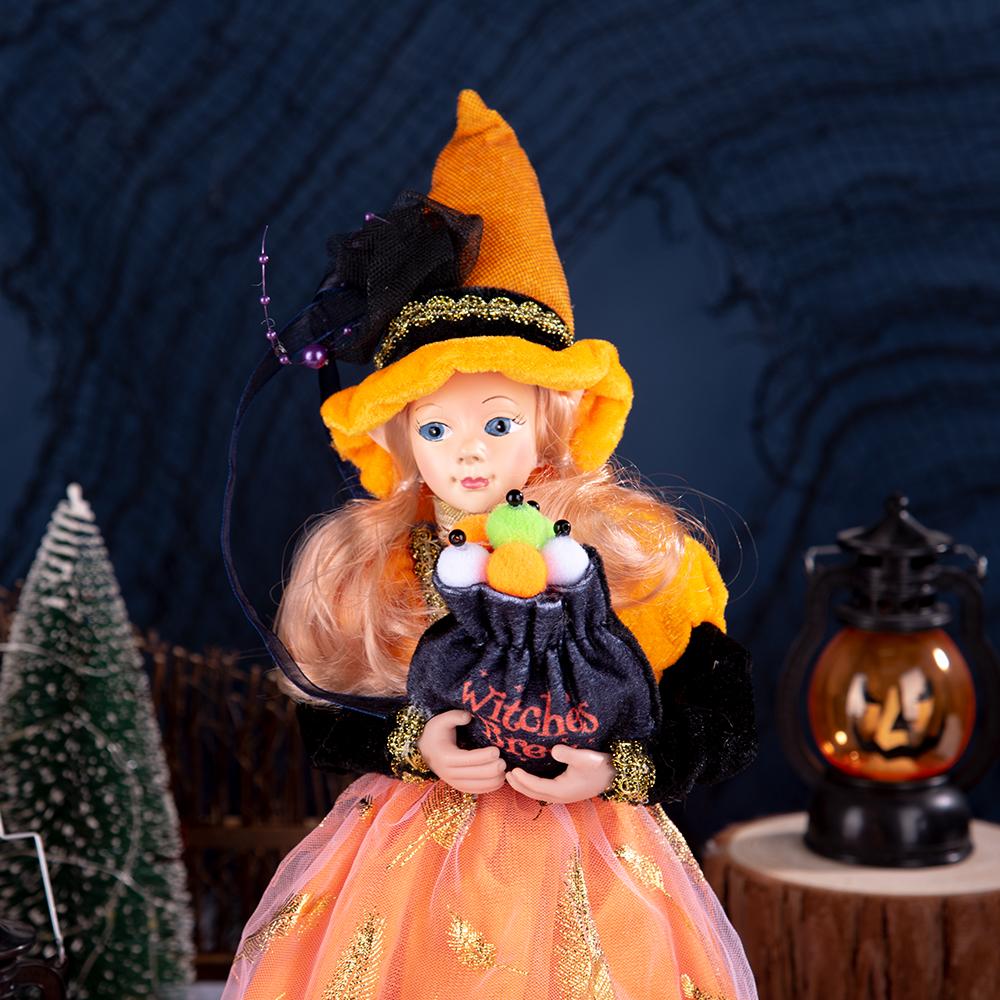 Хэллоуин Ведьма Украшение Эльф Мальчик Девочка Кукла Игрушка Рождественские Подвесные Украшения Домашний Декор Эльф Подвесное Украшение Новогодние Подарки