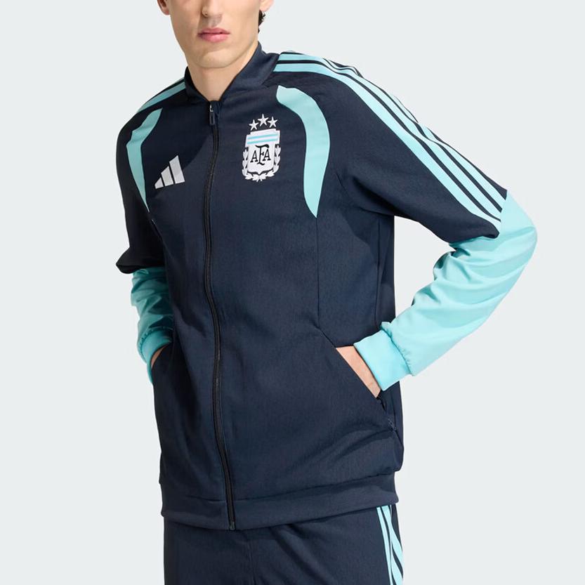adidas Куртки Мужские Синие С воротником-стойкой Умеренные Другое JY7023