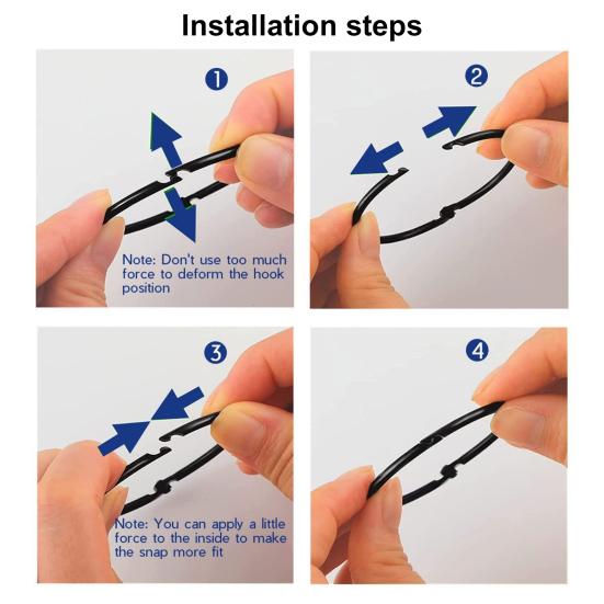 Yousheng 12 шт. крючков для душевой занавески с защелкой, прочная несущая регулируемая петля, скользящие крючки для душевой занавески, хозяйственные принадлежности