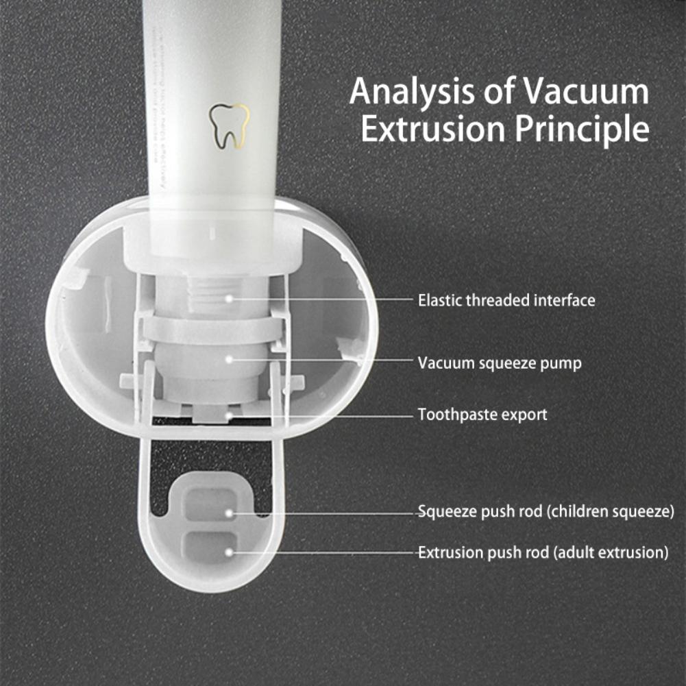 Автоматический дозатор зубной пасты настенное крепление аксессуары для ванной комнаты водонепроницаемый держатель для зубной пасты держатель для зубных щеток