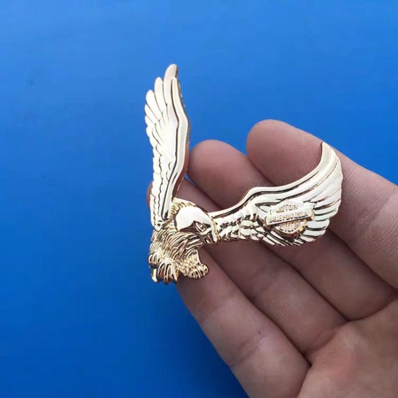 Прочная 3D металлическая наклейка на автомобиль в виде орла, эмблема орла для боковых окон и задней части автомобиля