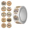 Cartoon Holiday Gift Sealing Stickers - 500 Self-Adhesive Journal Stickers per Roll