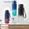 Large Capacity Drop-Proof Sports Water Bottle - Portable Outdoor Plastic Cup for Students & Fitness Enthusiasts