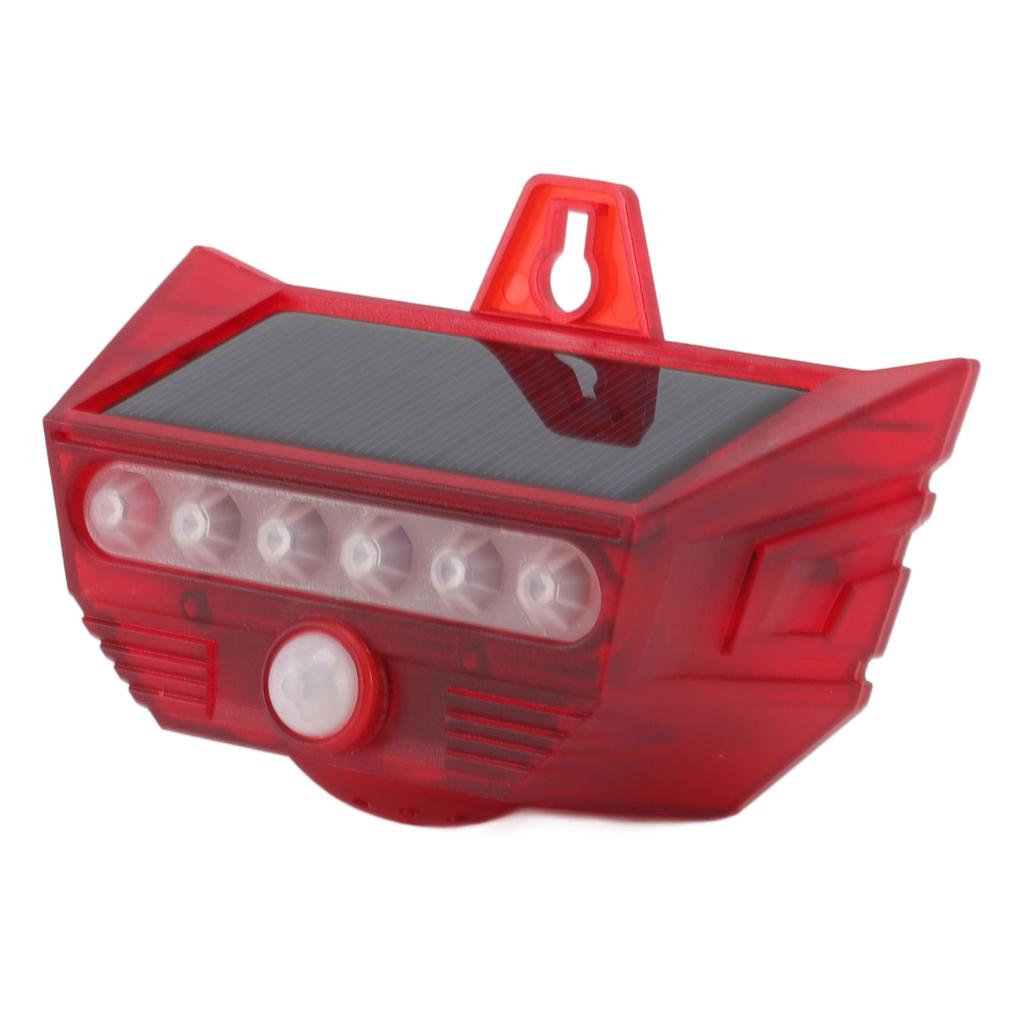 Anti Theft Solar Alarm USB Charging Waterproof Outdoor Remote Control Human Motion Sensor Alarm
