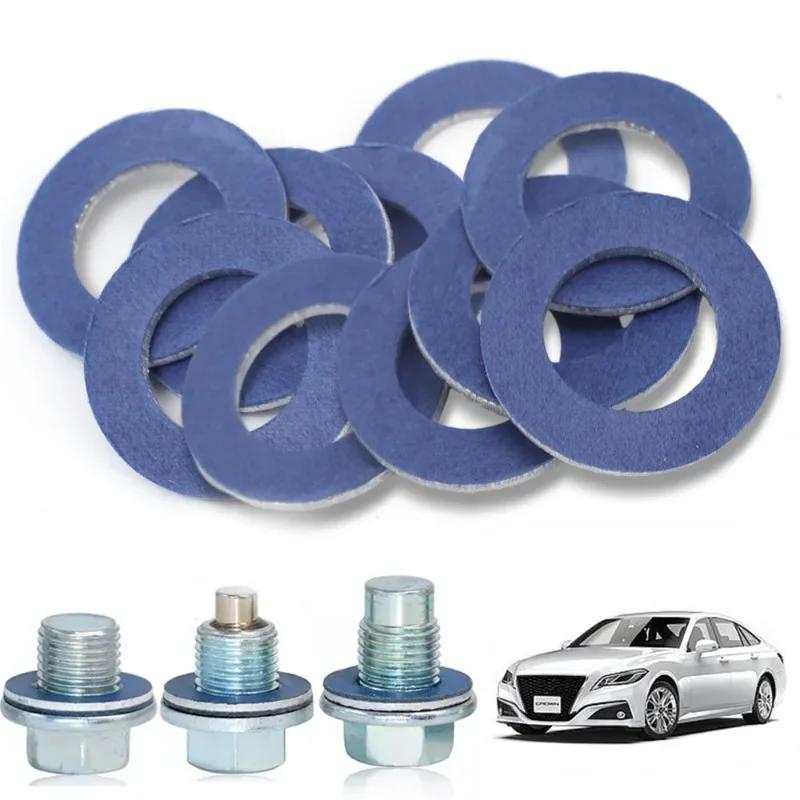 Прокладка винта слива масла автомобиля 90430-12031 алюминиевая прокладка поддона двигателя для Toyota 12 мм отверстие гайка шайба автозаменяемые детали