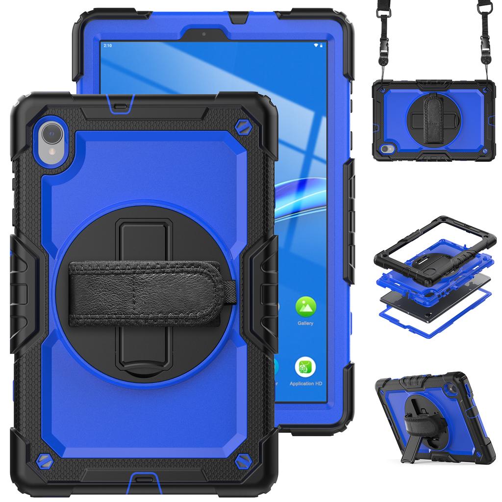 Rotating Stand Case Universal for Lenovo M10 Plus 2nd Gen TB-X606F X606X K10 TB-X6C6F X6C6X 10.3" with Screen Protector Cover