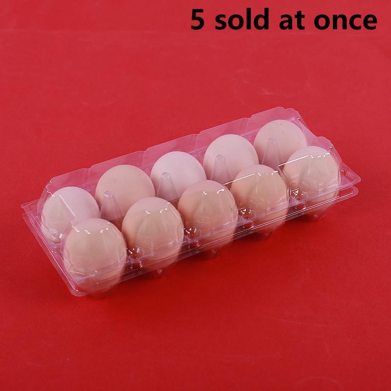 5 шт. анти-давление и анти-падение упаковочные коробки для яиц одноразовые прозрачные коробки для яиц ударопрочный пластиковый лоток для защиты яиц