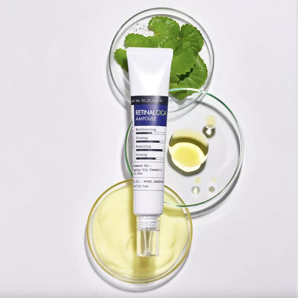 DERMA FACTORY Ампула Retinal Cica (30мл) - Обновление и успокоение кожи