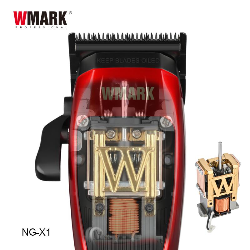 WMARK Машинка для стрижки волос Электрическая машинка для стрижки волос Профессиональная машинка для стрижки волос Беспроводная машинка 10000 об/мин Триммер для мужчин NG-X1