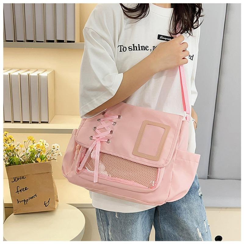 Милая Милая Ульчжан Ита-сумка Плечевая сумка в стиле JK-униформы Персональная сумка через плечо для выставки комиксов Японская сумка-почтальон в стиле Y2K для девушек