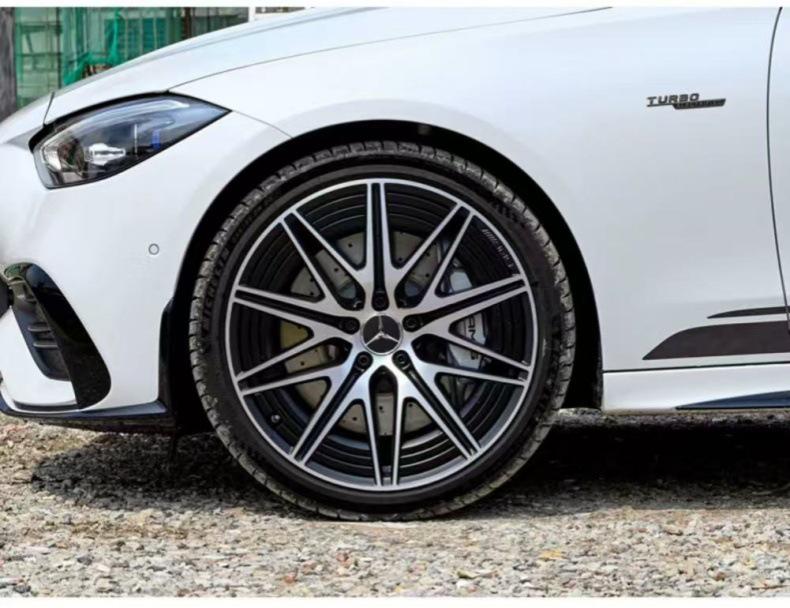 Наклейка на крыло боковой шильдик Mercedes-Benz C-Class AMG TURBO ELECTRIFIED