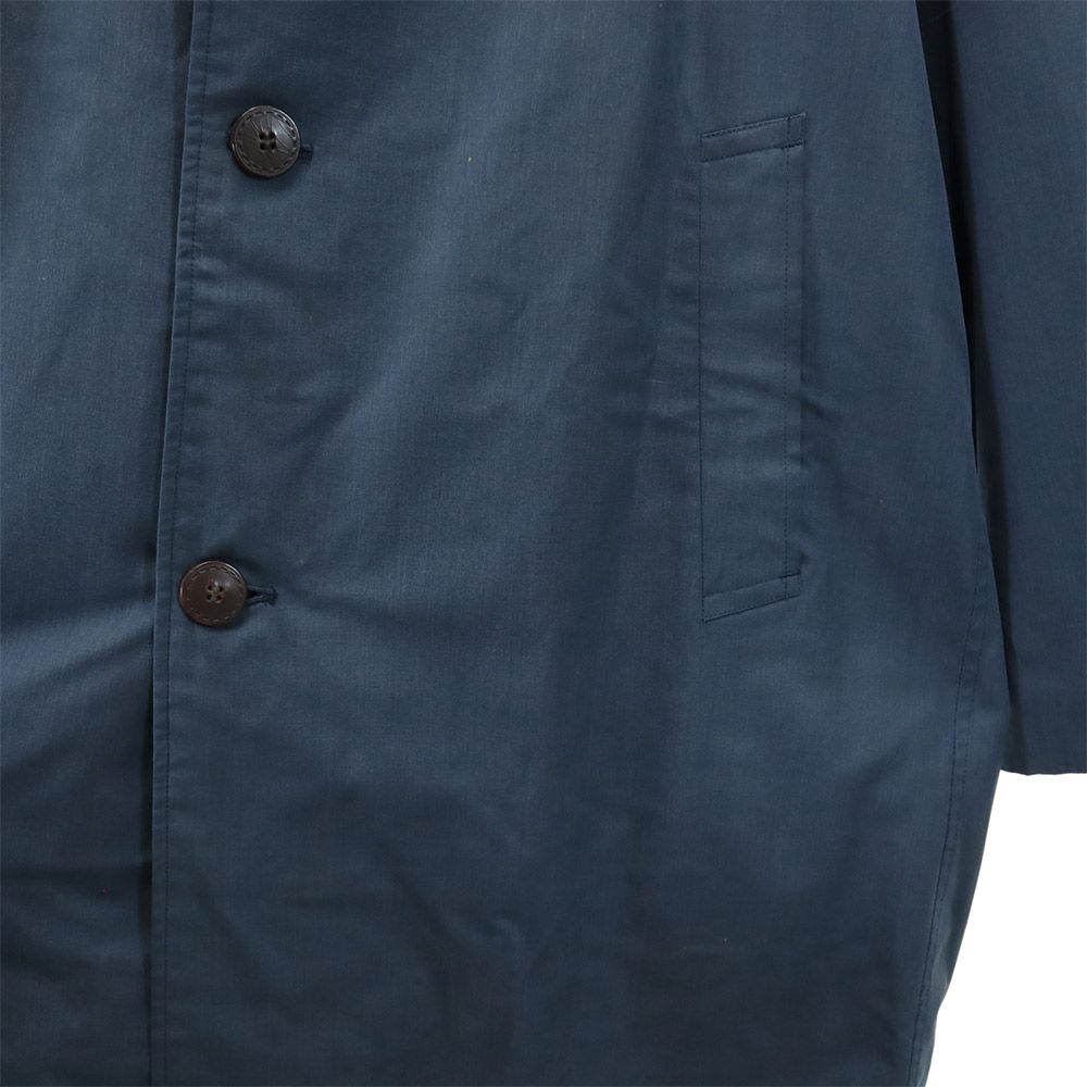 McGregor Пальто 90-х с длинным рукавом, воротником из нержавеющей стали, 92, темно-синее, система, старое винтажное, мужское, б/у