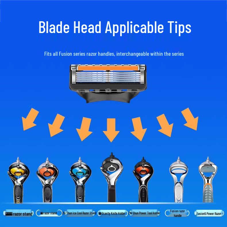 Gillette Fusion5 Универсальное Пятислойное Ручное Лезвие для Бритья