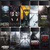 Чехол для телефона Metro 2033 для Samsung Z Flip 7 6 5G Galaxy Z Flip 5 4 3 Черный Жесткий Чехол-Крышка Роскошный ПК Корпус Coque