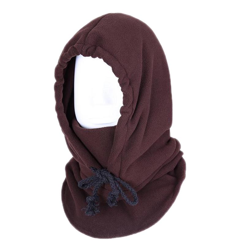 Women Men Scarf Warm Windproof Scarves Thicker Bigger Fleece Collar Hat Autumn Winter Headband