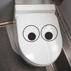 Big Eye Bathroom Decoration and Beautification Stickers On The Toilet