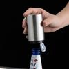 HOMZY Автоматическая открывалка для пивных бутылок Магнитная из нержавеющей стали Нажимная открывалка Открывалка для крышек соды Кухонные барные инструменты Гаджеты Подарок для вечеринки