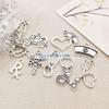 HX6F 72Pcs Mixed Antique Silver Doctor Nurse Charms Stethoscope Ambulance Pendant for DIY Necklace Bracelet Jewelry