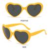 UV400 Protection Heart-Shaped Sunglasses Cosplay Beach Shades Cute Women's Accessories  for Women