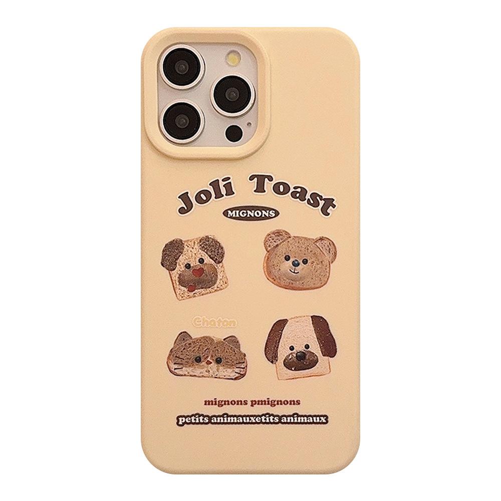 Bread Animal iPhone 17 Pro Max Apple Phone Case 14 Compatible 16 Soft Silicone 13 Korean Style 12