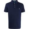 Polo Solid Color Small Pony Embroidered Slim Fit Short Sleeve Polo Shirt Men Tops Navy-Blue 710671764-072