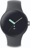 Google Pixel Watch Bluetooth Полированный Серебристый Спортивный ремешок Угольный