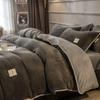 New Winter Coral Velvet Warm Sheets Soft Plush Pillowcases Flannel Sheets Bedding for Home Use