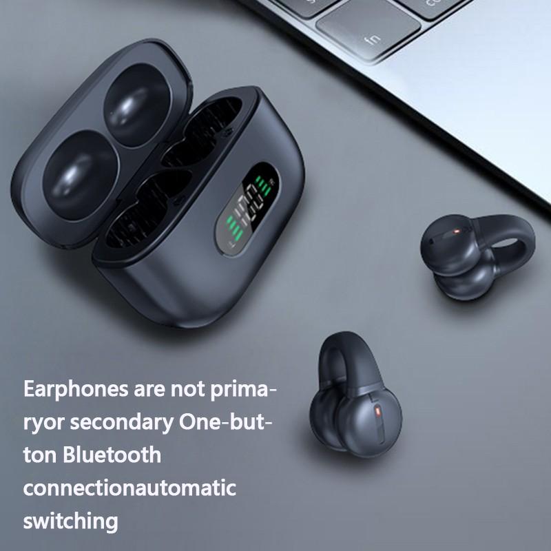 Наушники Bluetooth без вкладышей, наушники-клипсы с шумоподавлением, гарнитура для вождения, TWS, беспроводные наушники-вкладыши с ушным крючком, Bluetooth-наушники