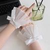 Lace Cute Decorative Flared Sleeves Sweater Ornaments Detachable Tulle Wrist Cuffs Lolita Maid Cosplay Accessories