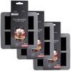 Silicone ice cube mold XXL 15.5x15.5x6 cm 3 pcs.