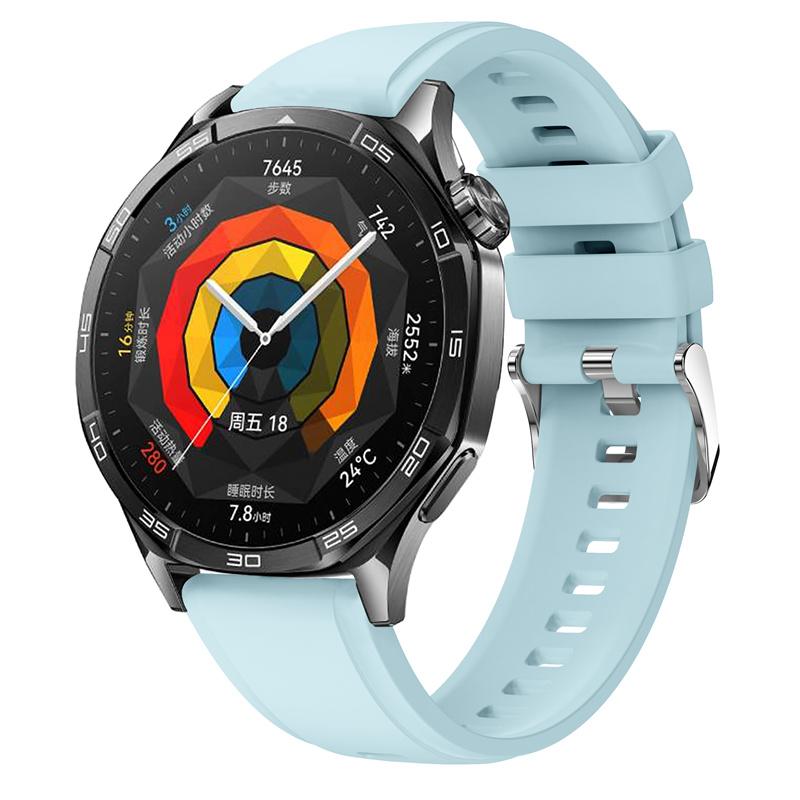 22 мм силиконовые ремешки для Huawei Watch GT5 46 ремешок для часов с пряжкой того же цвета ремешок для Huawei Watch GT5 Pro 46 мм