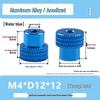 Стандартный алюминиевый накатанный гайка с ручным вращением M3-M10