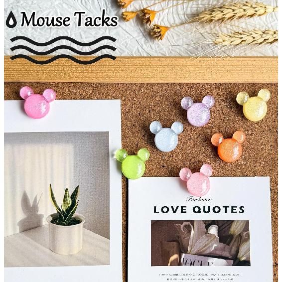 30Pcs Push P,Decorative Push Pin,Cute Thumb Tacks Cute Office Decor for Cork Board Bulletin Board,Desk Accessories Aesthetic,Classroom Decor,Business