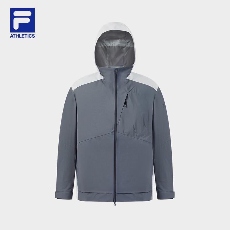 Fila Мужская тканая куртка с капюшоном в стиле колор-блок