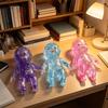 1/2/3/4/5Pcs Glitter Babies Stress Relief Toy Soft Stretchy Anxiety Relieving Clear Baby Squeeze Toy Hand Relaxation Stress Sugar Ball Fidget Toy
