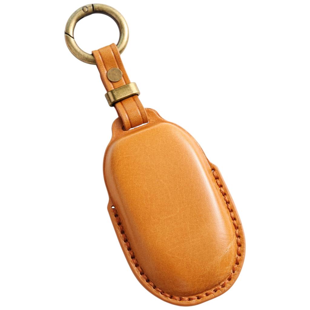 Key Cover Key Case for Crown Crown H37 Series Luxury smasolCrown Sport, Crossover, RS, Z, G, X, H30, H35, (3D Crown, Camel)