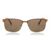 Full Rim Rectangle Brown Gold Smartbuy Collection MagnuS S Sb 899e faShion uniSex SunglaSSeS