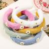 Soft Faux FurHead Hoop Plush Hairy Hairband Cute Flower Headbands