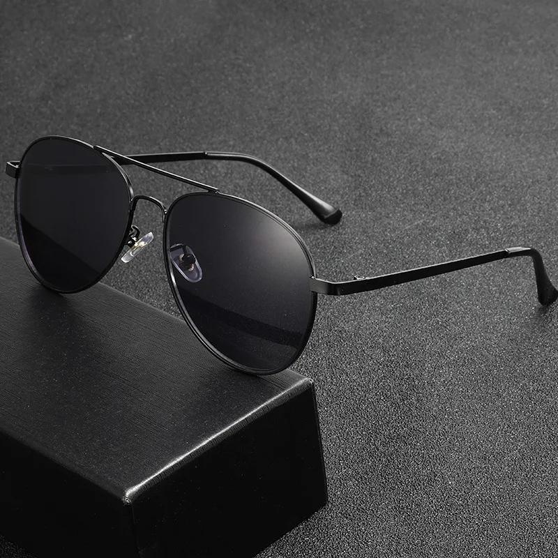 Мужские Новые Авиаторы Очки для Миопии Специальные для Вождения Большая Рама Солнцезащитные Очки Нейтральные Модные Высокой Четкости Очки для Миопии -1.0-1.5