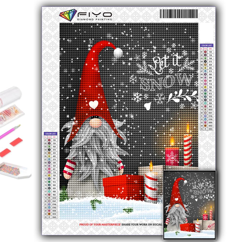 Популярная 5D Diy вышивка крестиком Рождественская елка Санта-Снеговик картина полная дрель набор для вышивки крестиком настенная наклейка домашний декор