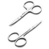 Eyebrow and Nose Hair Scissors, Comfort-Grip Handles, Facial Hair Grooming, Eyebrow, Nose, Mustache, Beard