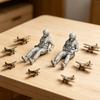 2 Figures F-16 Pilot 1/48 Scale Fighter Jet Pilots F-16D Model