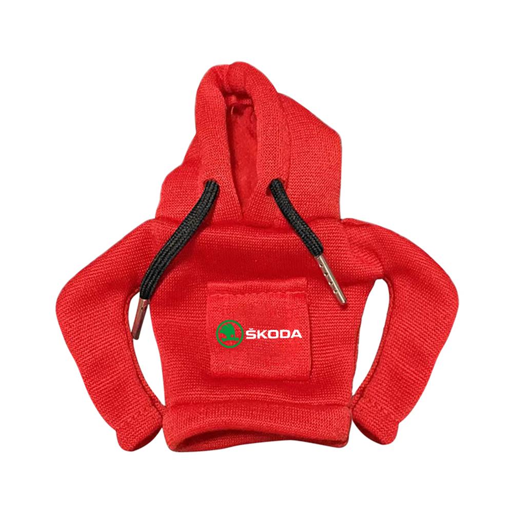 sfrab5 Gear Shift Knob Hoodie Cover Change Speed Lever Sweatshirt Car Gear Shift Cover for Skoda Rapid Fabia Octavia S VII Superb Karop